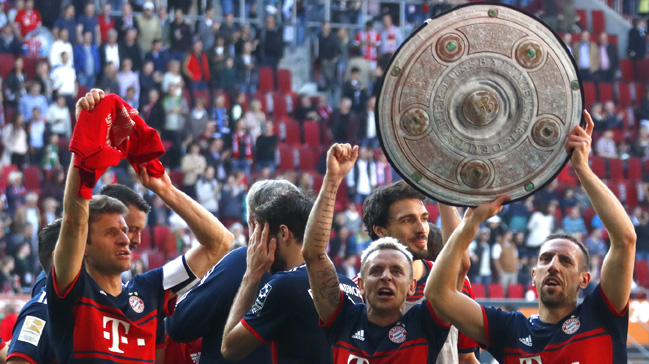 Bayern bitime 5 hafta kala şampiyonluğunu ilan etti