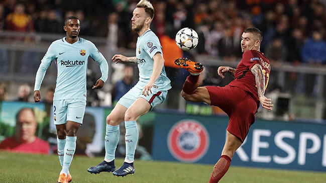 Roma'dan büyük sürpriz! Barcelona'yı elediler...