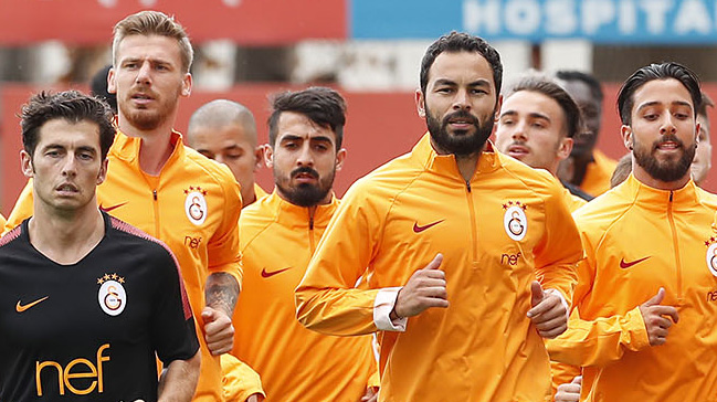 Galatasaray'ın yeni transferi idmanda