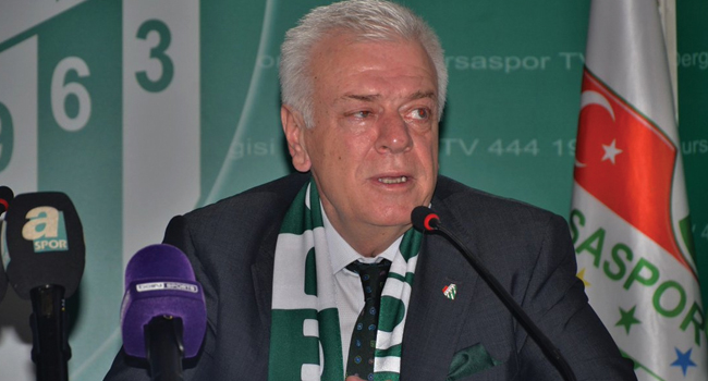 Bursaspor başkanı Ali Ay: 'Benden artık bu kadar'