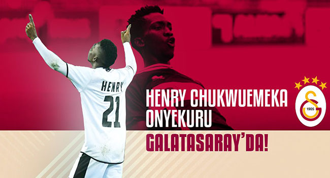 Galatasaray, Henry Onyekuru'yu resmen açıkladı