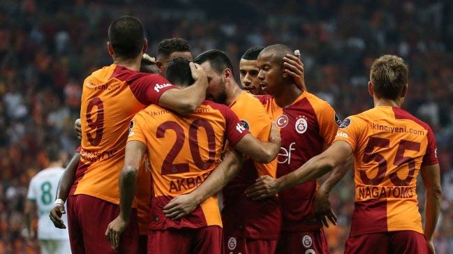Galatasaray'dan 6 gollü galibiyet