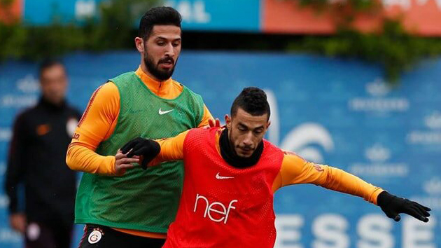 Fenerbahçe derbisinin hazırlıklarını sürdüren Galatasaray, taktik çalıştı