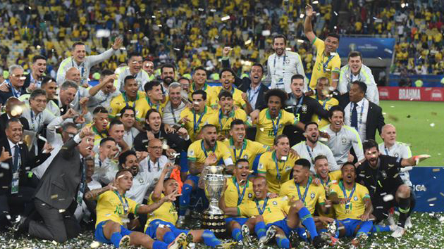 Copa America'da şampiyon Brezilya
