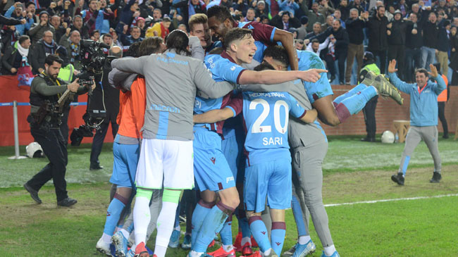 Haftanın maçında kazanan Trabzonspor